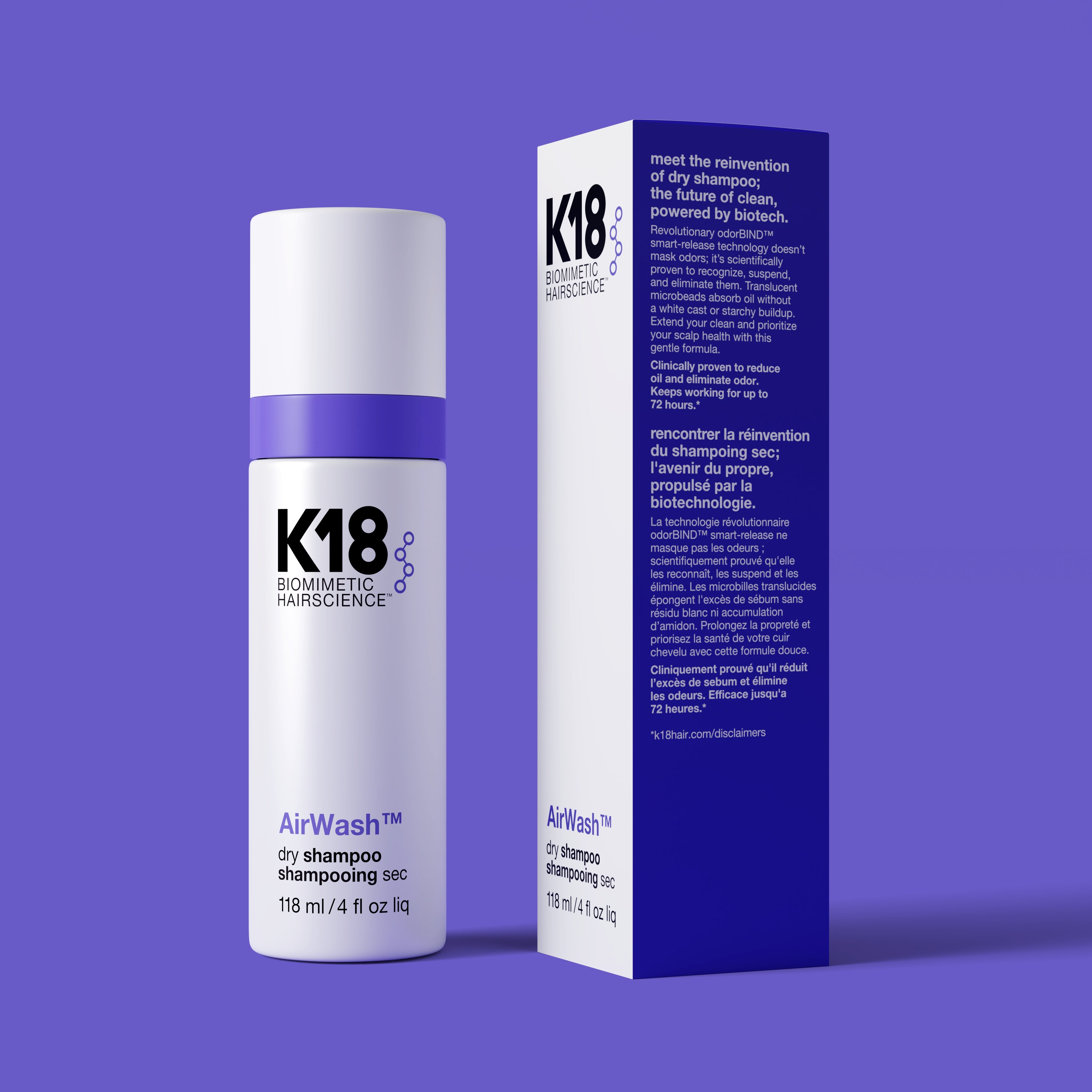 K18 AirWash kuivashampoo 118ml