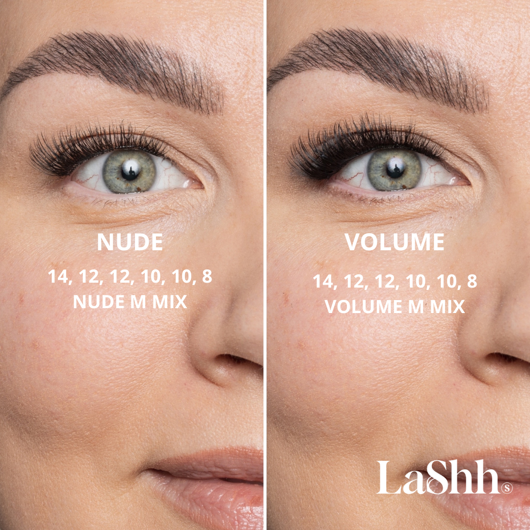 VOLUME L EASY (kaikki 14mm) itseliimautuvat ripsipalat