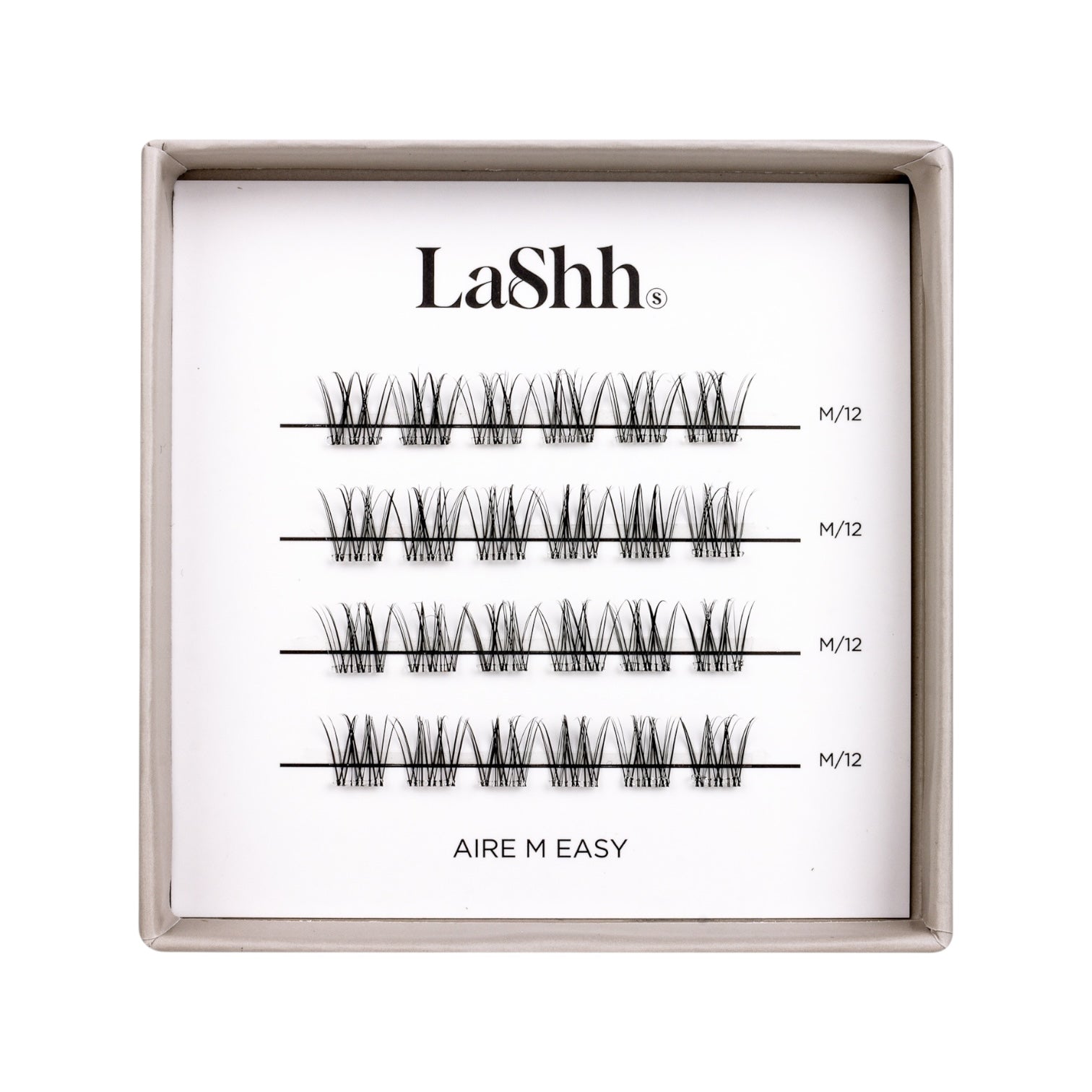 AIRE M EASY (kaikki 12 mm) itseliimautuvat ripsipalat