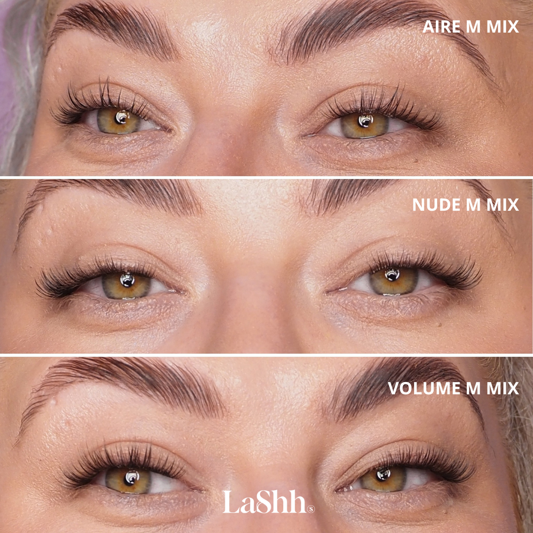 NUDE EASY MIX itseliimautuvat ripsipalat