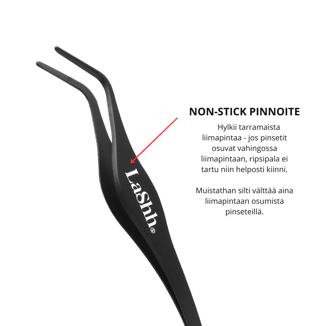 NUDE M EASY MIX KIT (musta liima ja non-stick pinsetit)