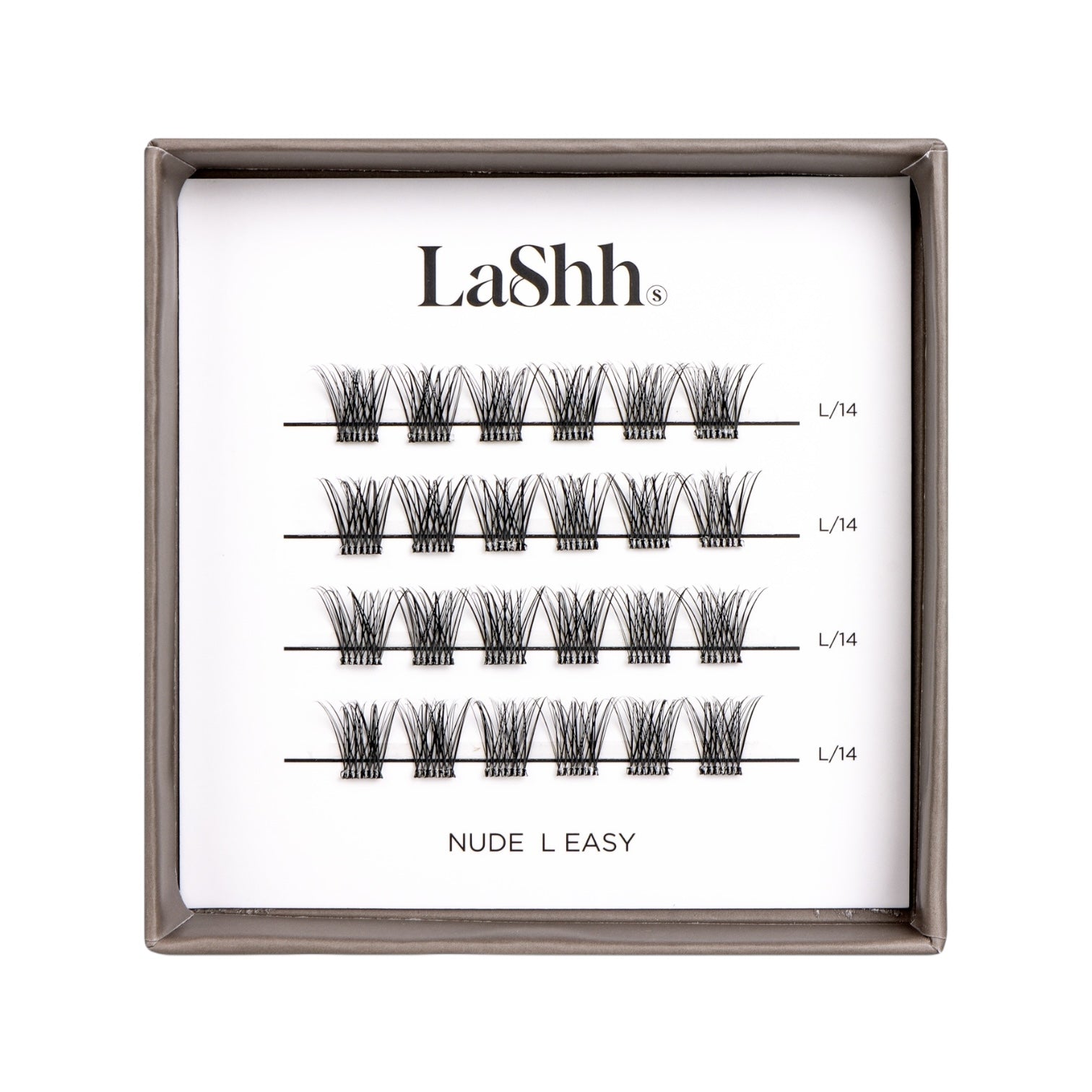 NUDE L EASY (kaikki 14mm) itseliimautuvat ripsipalat