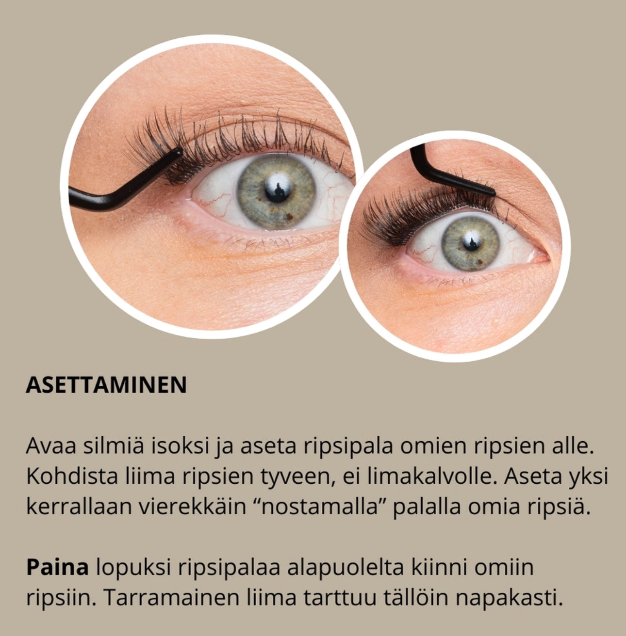 EASY TWEEZY pinsetit itseliimautuville ripsille