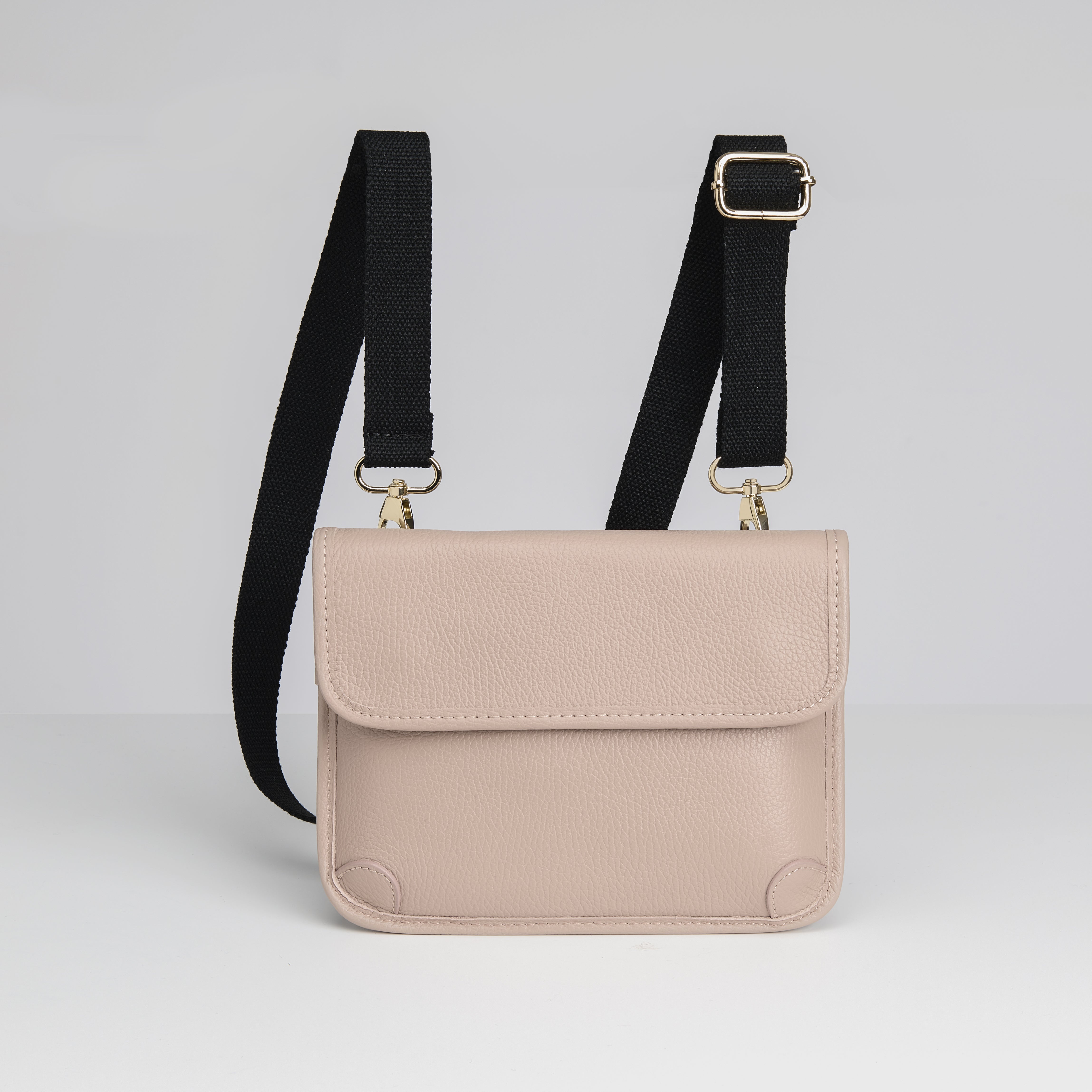 Tasca-nahkalaukku, puuteri/kulta