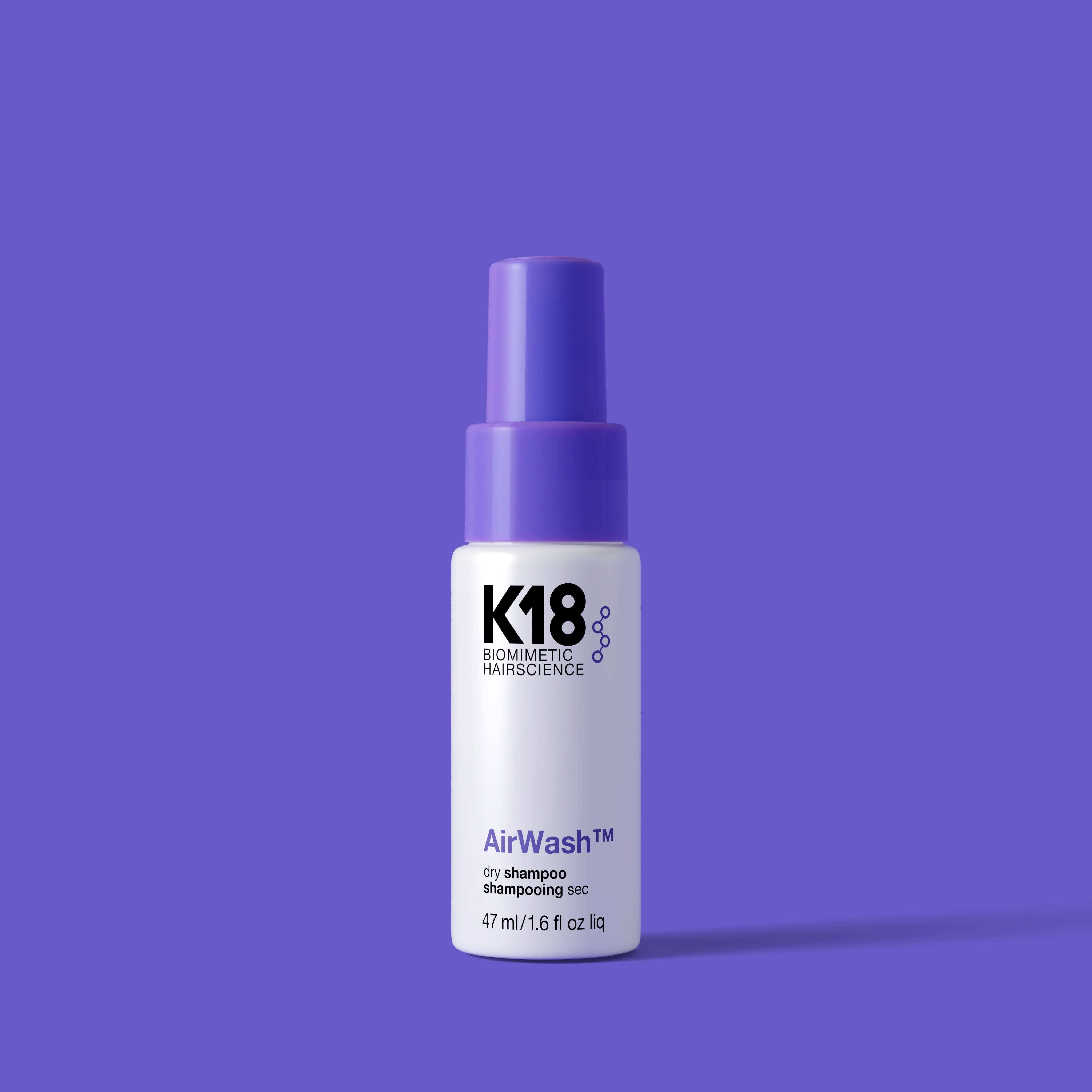 K18 AirWash kuivashampoo, matkakoko 47ml