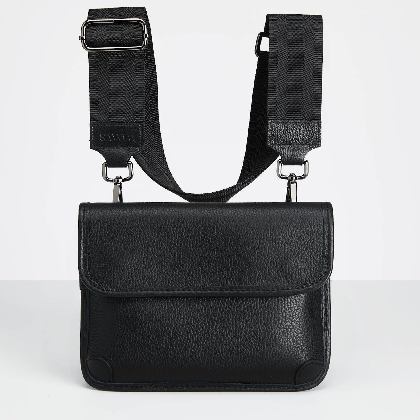 Tasca-nahkalaukku, musta