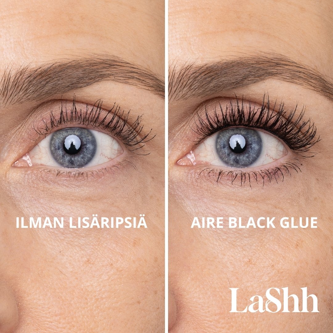 AIRE EASY MIX BLACK GLUE itseliimautuvat ripsipalat