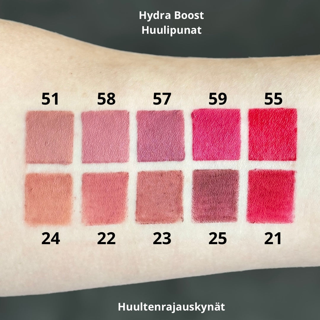 Hydra Boost kosteuttava huulipuna 57 Kylmä roosa