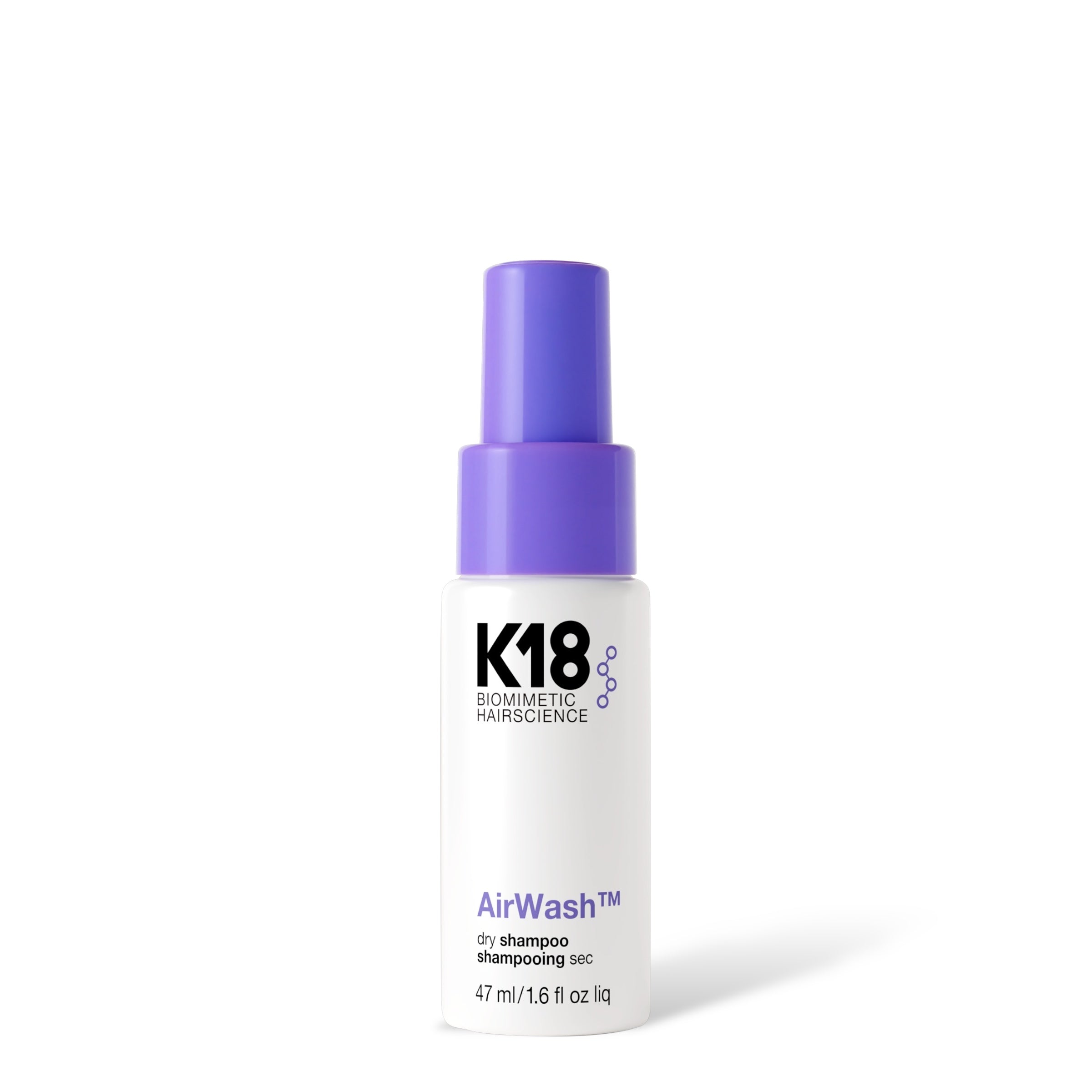 K18 AirWash kuivashampoo, matkakoko 47ml