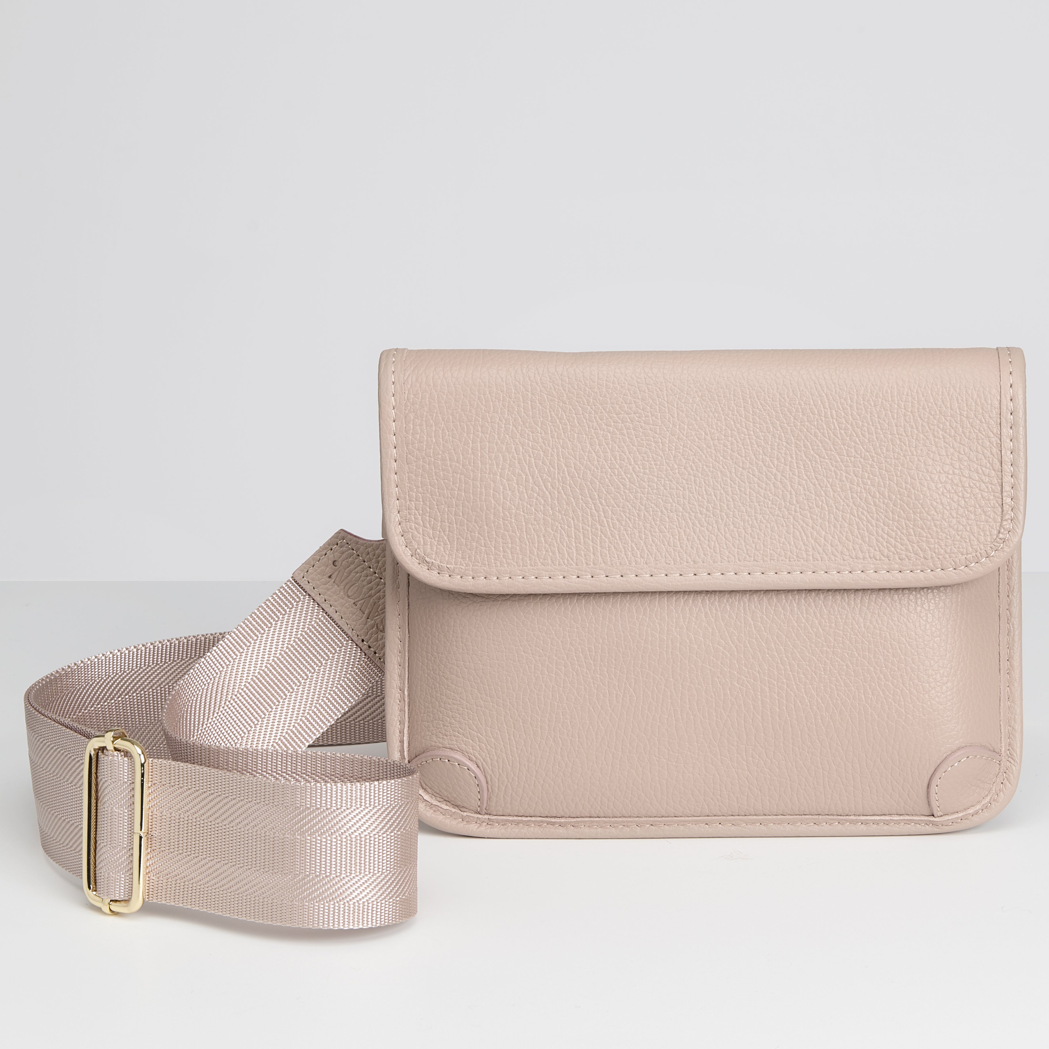 Tasca-nahkalaukku, puuteri/kulta