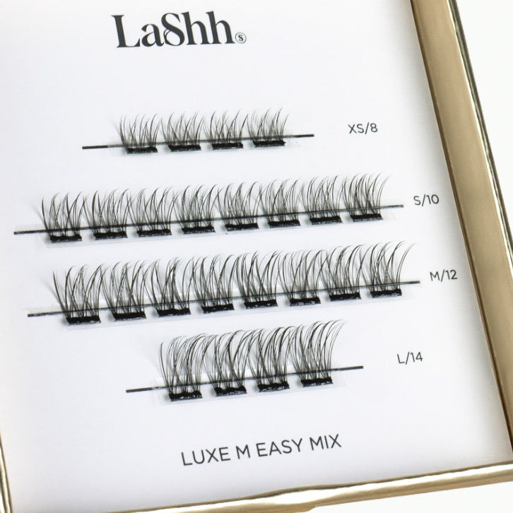 LUXE M EASY MIX BLACK GLUE itseliimautuvat ripsipalat