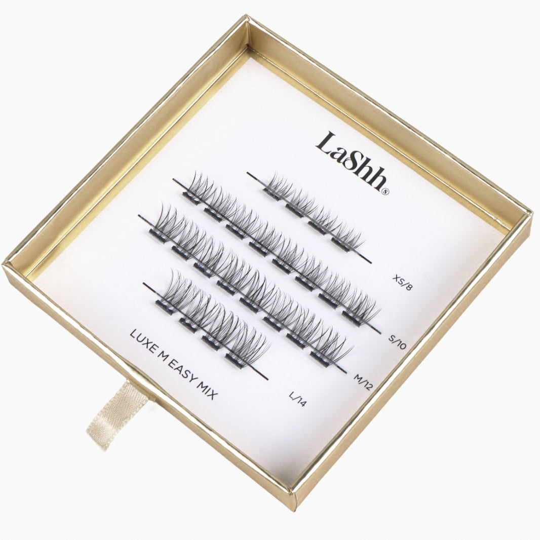 LUXE M EASY MIX BLACK GLUE itseliimautuvat ripsipalat