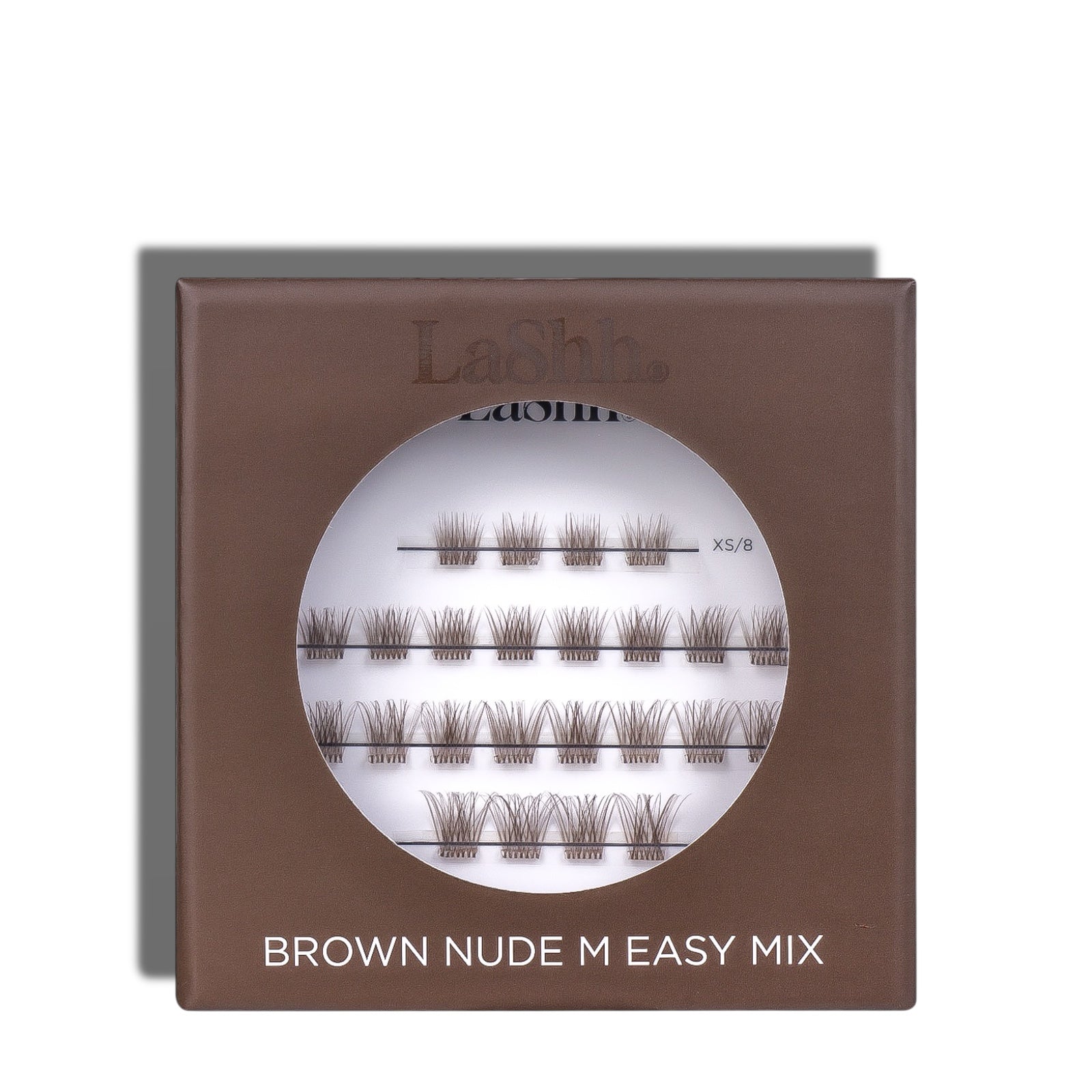 BROWN NUDE M EASY MIX itseliimautuvat ripsipalat