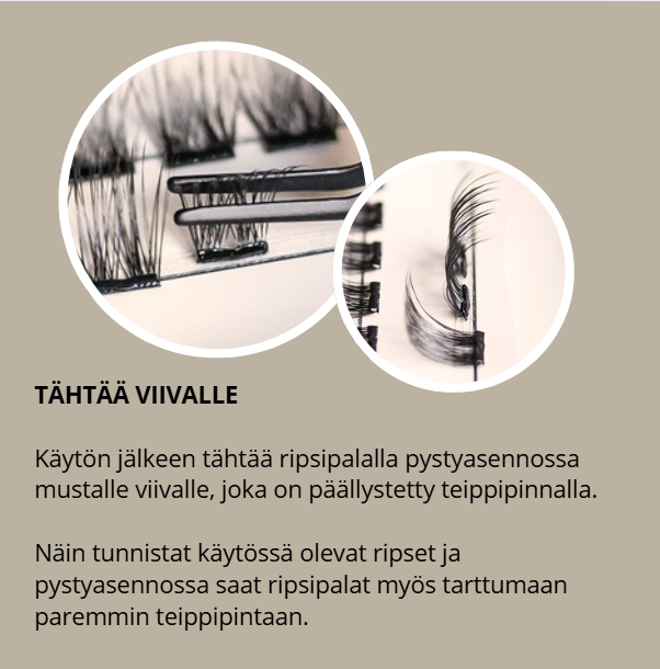 AIRE M EASY MIX BLACK GLUE itseliimautuvat ripsipalat