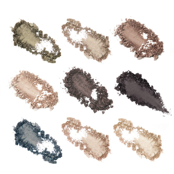 Smears Of Different Decorative Cosmetics On A White Background Isolated