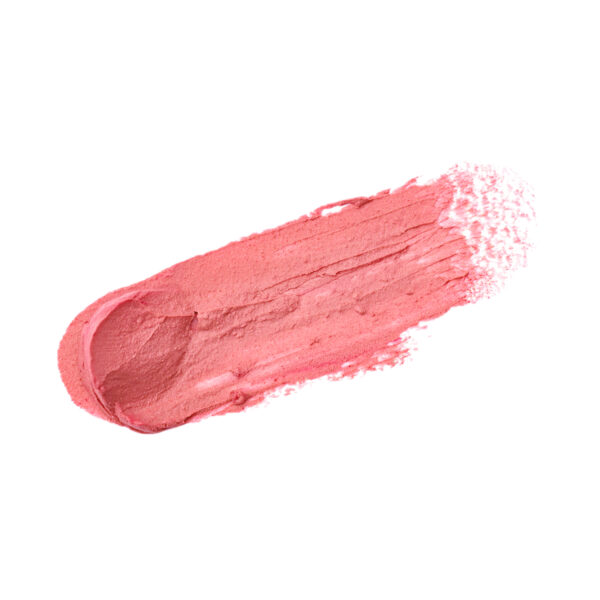 Stains Of A Pink Lipstick Isolated On White Background