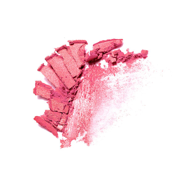 Stains Of A Pink Lipstick Isolated On White Background